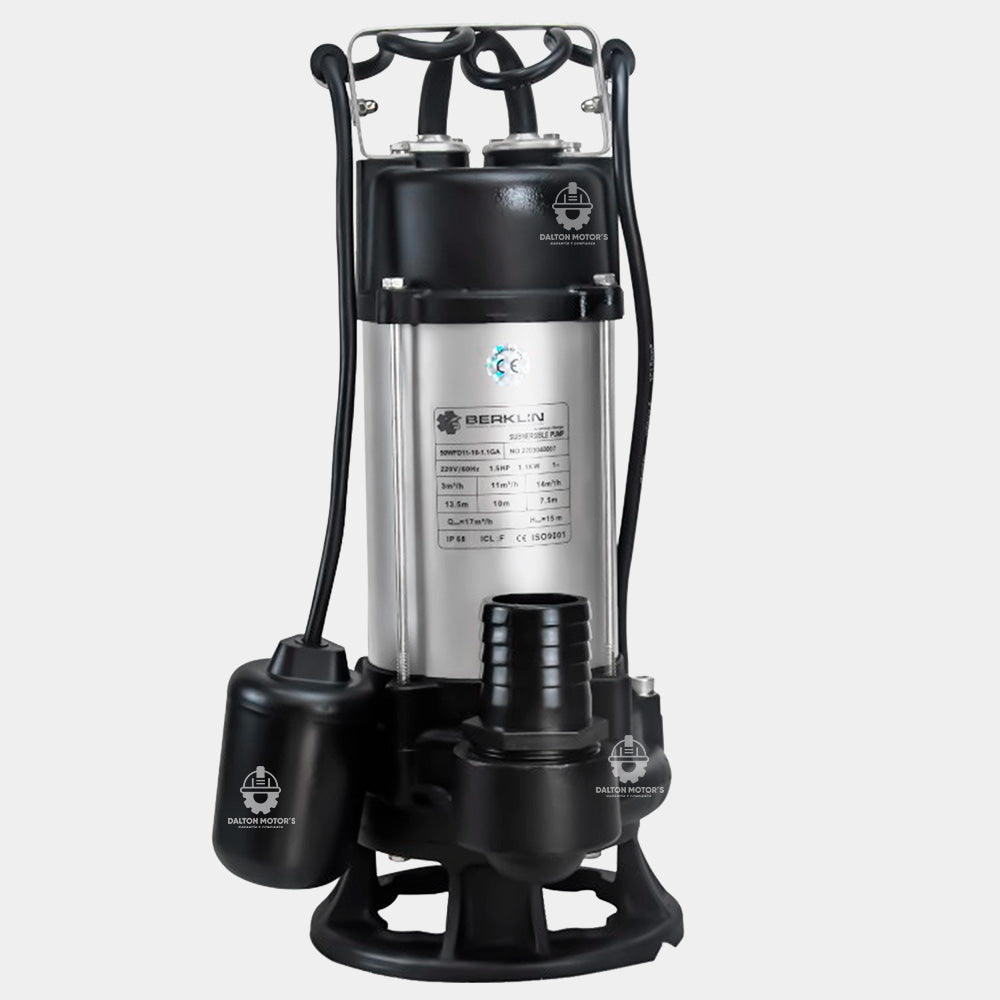 Electrobomba aguas residuales 1.5hp