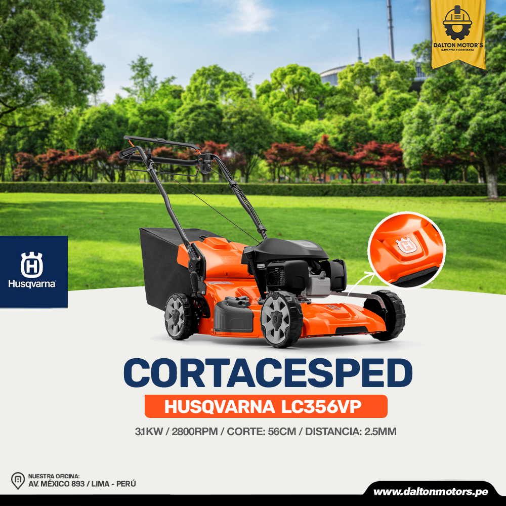 Cortacésped 4.4HP Husqvarna LC356VP