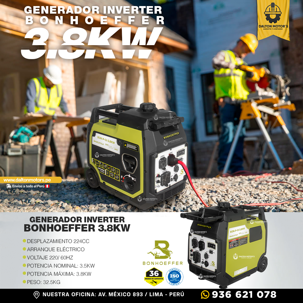 Generador Bonhoeffer 3.8KW