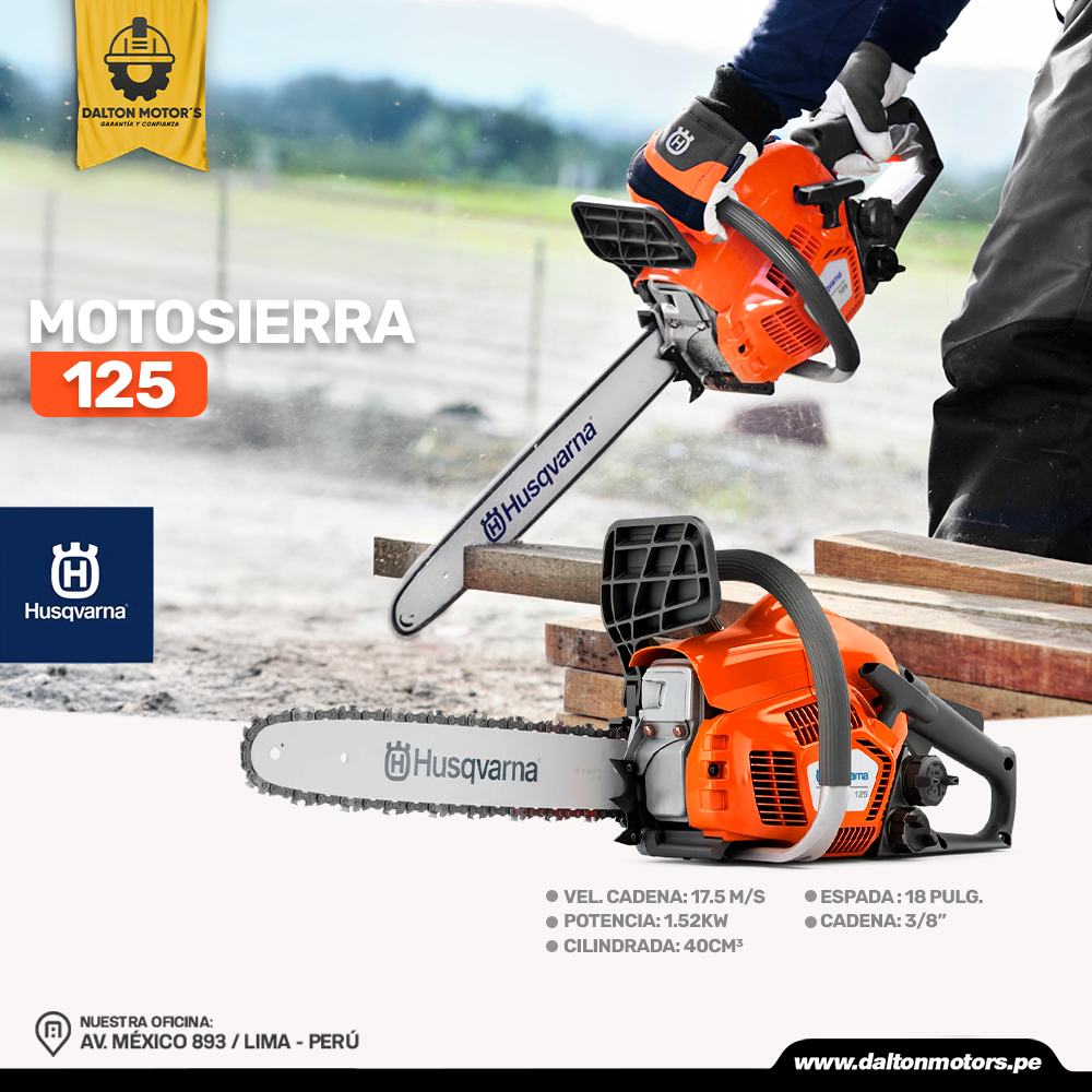 Motosierra 18 Pulg. Husqvarna 125