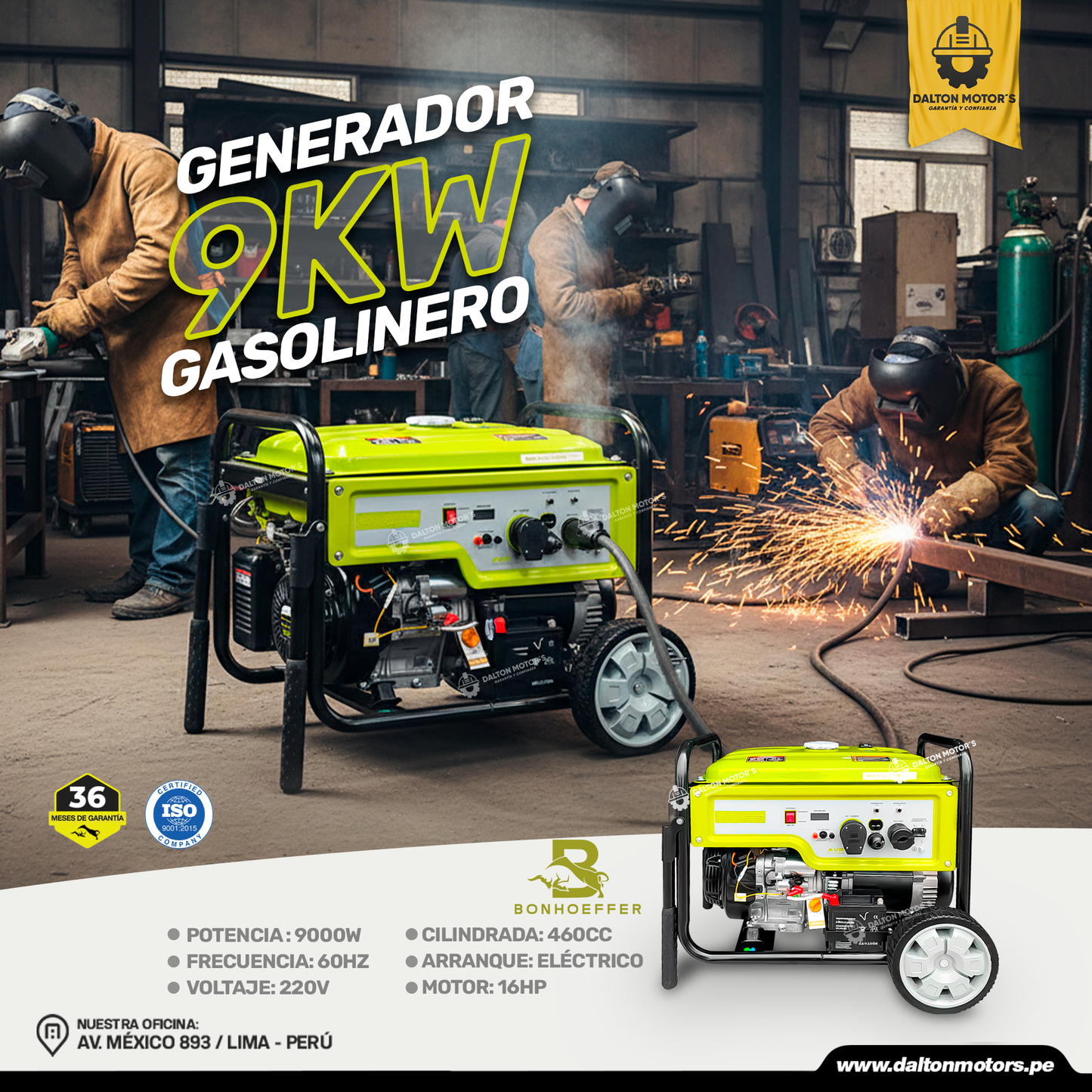 Generador Bonhoeffer 9KW