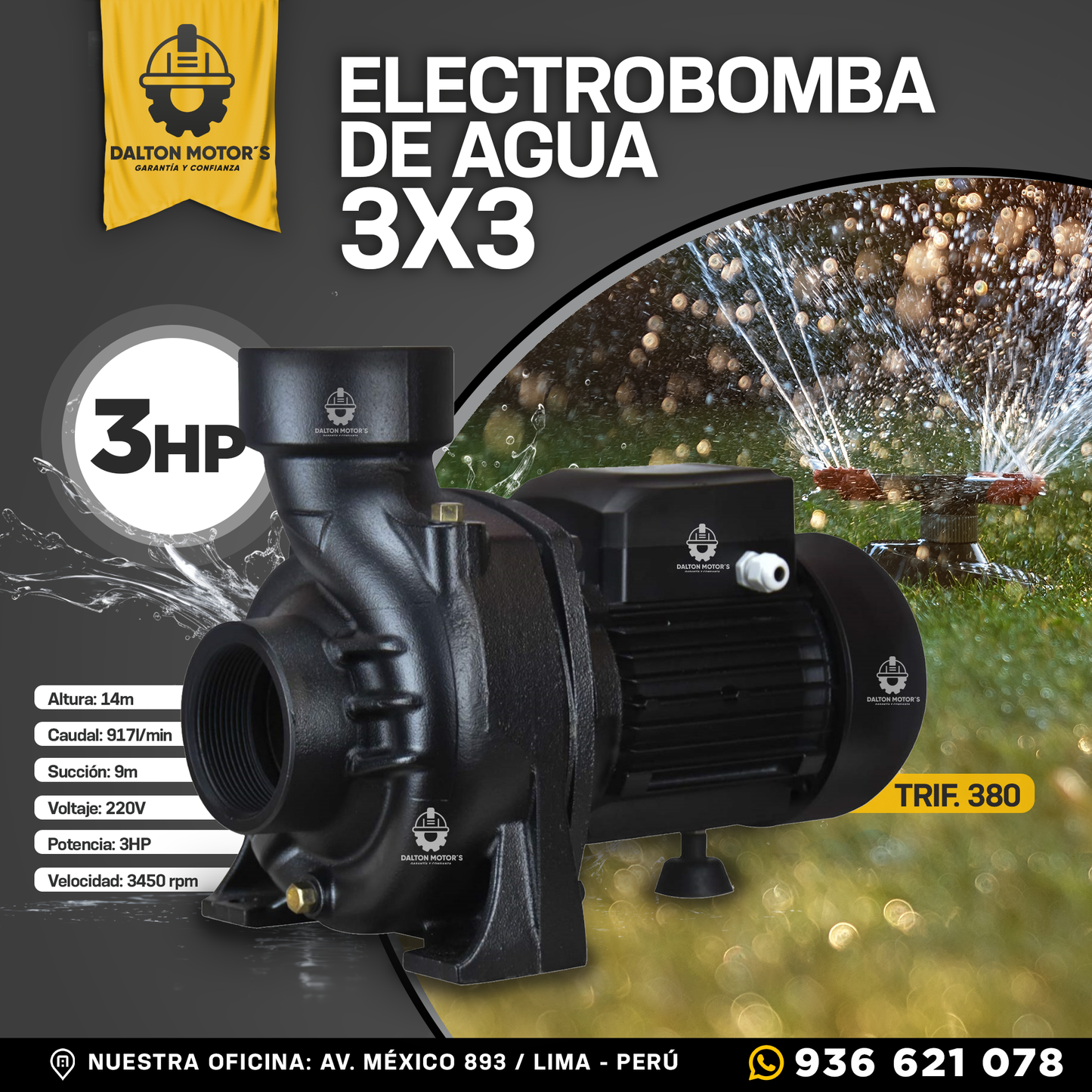 Electrobomba 3HP / 3x3