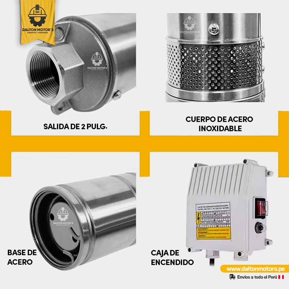 Electrobomba sumergible 3HP