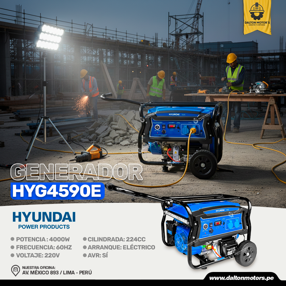 Generador Hyundai 4KW