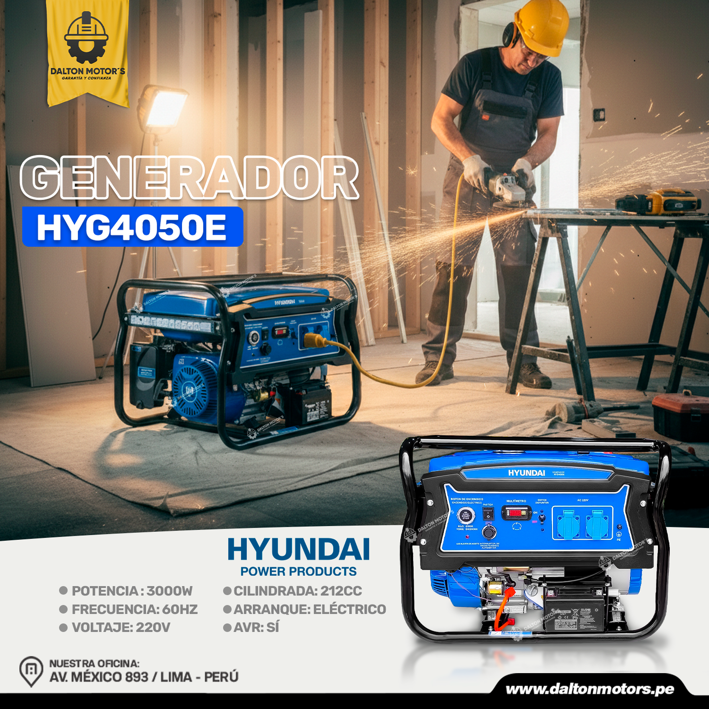Generador Hyundai 3KW