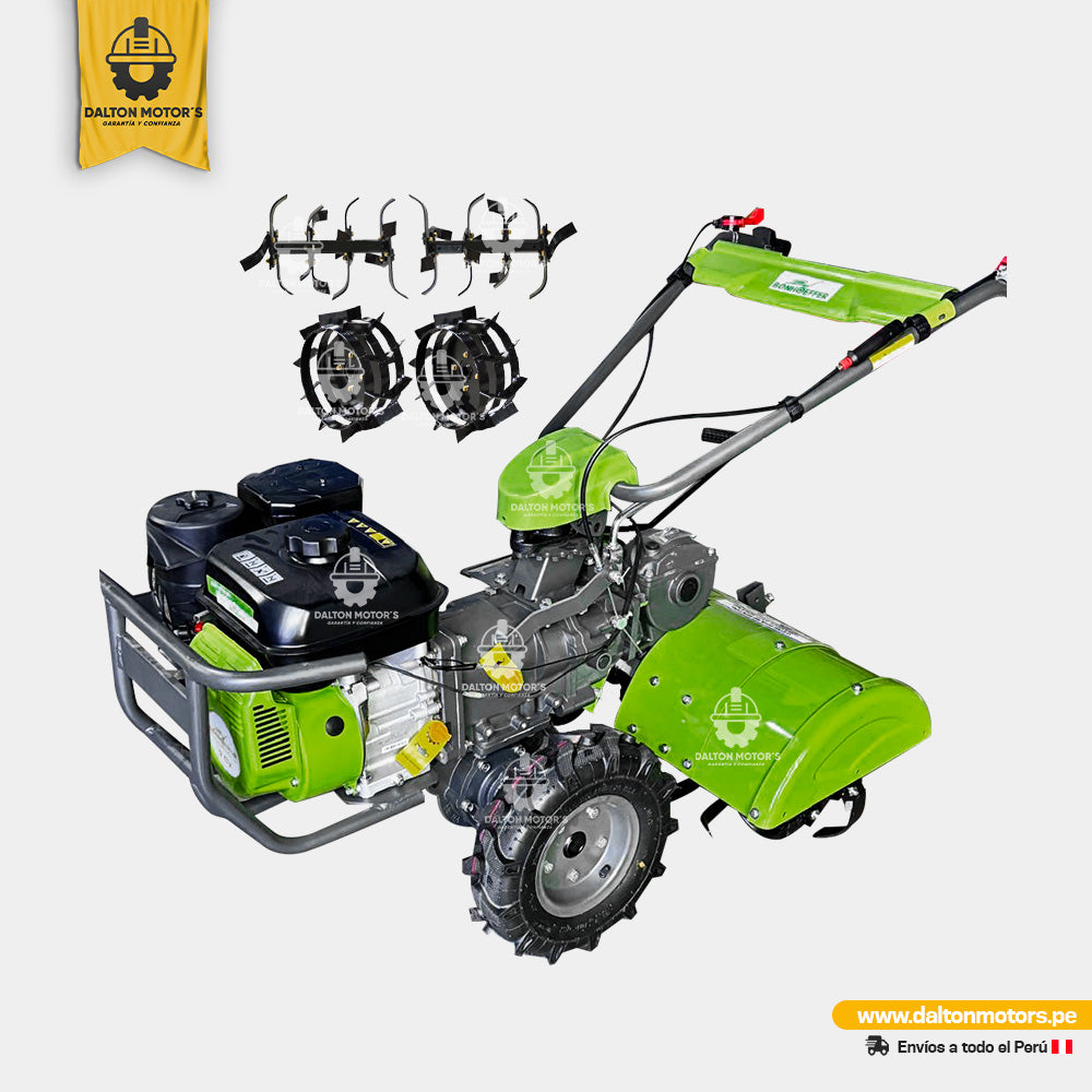 Motocultor Gasolinero Doble Tracción 7HP
